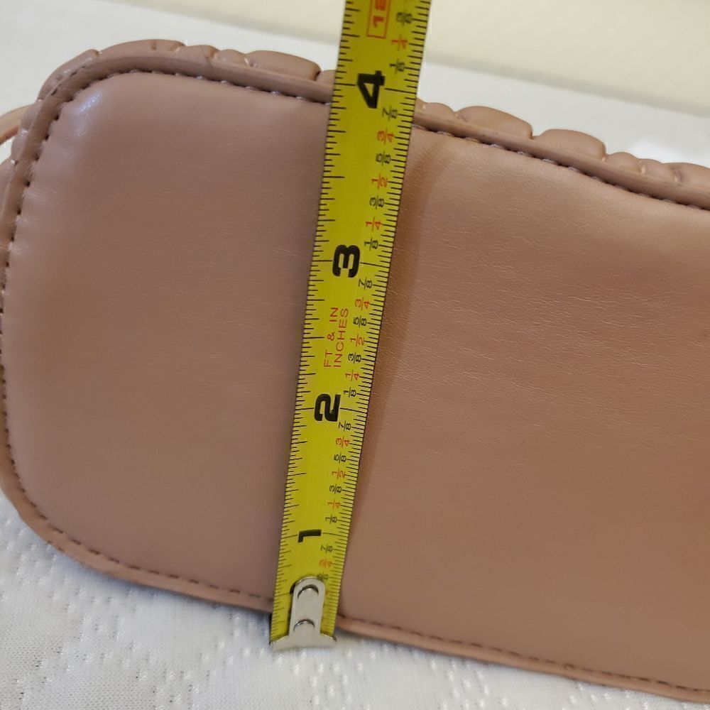 Rose Pink Small Draw String Shoulder Bag - Picture 13 of 13